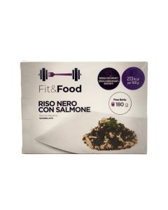 RISO NERO CON SALMONE 180g