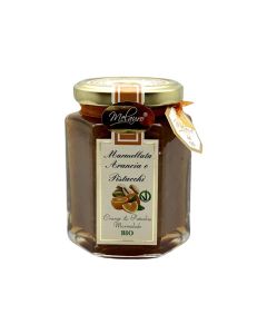 MARMELLATA ARANCIA E PISTACCHIO BIO 230GR.