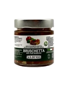 BRUSCHETTA POMODORO CON BASILICO 190G